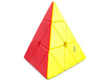 Pyraminx pyramidkub 3D logikpussel roterande plast 9,5 cm