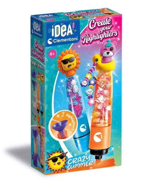 Pysselkit för att göra egna mini highlighters, Summer Edition, 6+