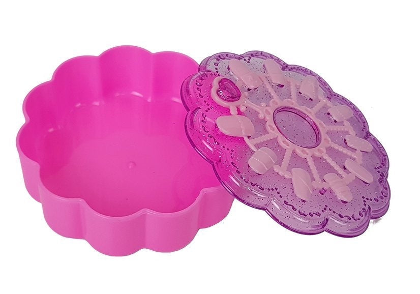 Pysselset armbandstillverkning & nagellack 2-i-1 med rhinestones, 5+