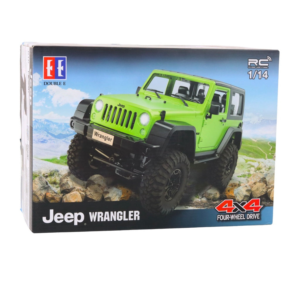 RC Jeep Wrangler Rock Crawler 1:14 4x4 2,4 GHz med LED 7,4V