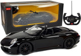 RC-bil Porsche 911 Carrera S 1:12 svart med LED-ljus 9 km/h