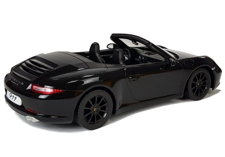 RC-bil Porsche 911 Carrera S 1:12 svart med LED-ljus 9 km/h