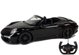 RC-bil Porsche 911 Carrera S 1:12 svart med LED-ljus 9 km/h