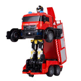 RC brandbil/robot 2-i-1 med vattensprut 40 MHz USB-laddningsbar