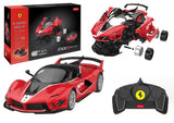 R/C byggblock Ferrari FXXK EVO 1:18 88 delar med fjärrkontroll