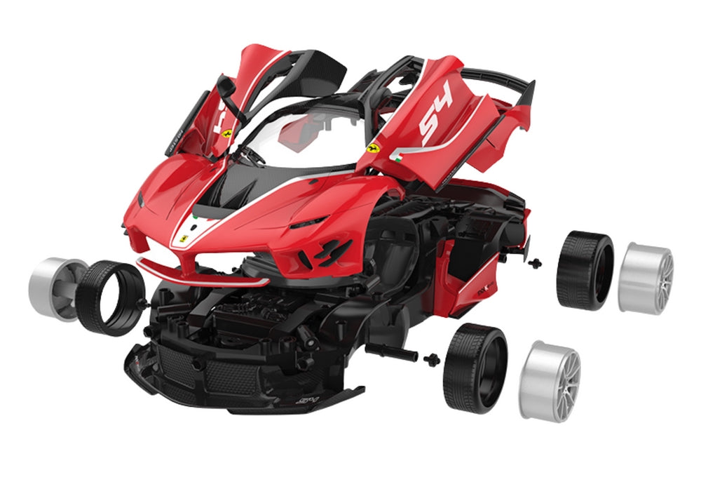 R/C byggblock Ferrari FXXK EVO 1:18 88 delar med fjärrkontroll