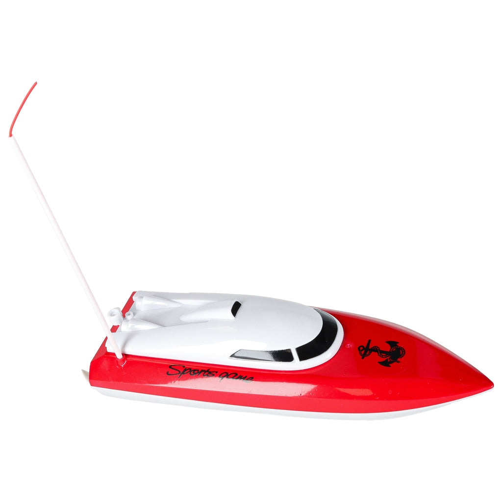 RC fjärrstyrd båt Mini CP802 röd 49MHz 20 m räckvidd
