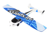 RC flygplan 4D-G3 med LED-lampor, 4 extra propellrar, 30 cm