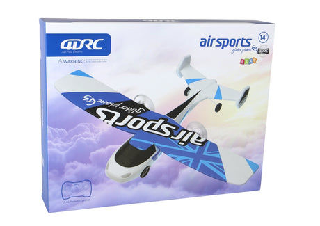 RC flygplan 4D-G3 med LED-lampor, 4 extra propellrar, 30 cm