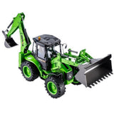 RC grävmaskin 1:14 9-kanals 2.4GHz med ljus/ljud metall 77 cm