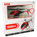 RC helikopter 2.4GHz RTF 30 cm röd SYMA S5H med fjärrkontroll