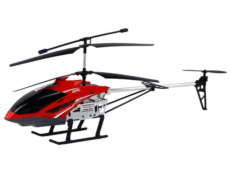 RC-helikopter 70 cm röd 2.4 GHz med gyroskop LED höjdhållning