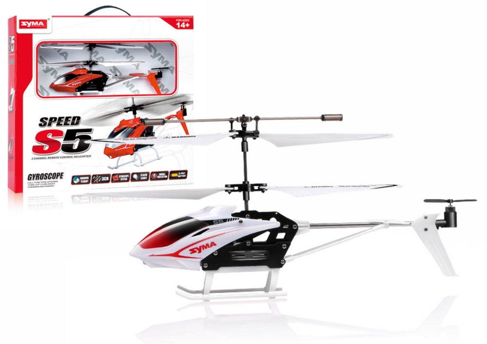 RC helikopter S5 fjärrstyrd 20 cm 3,7V 100mAh batteri