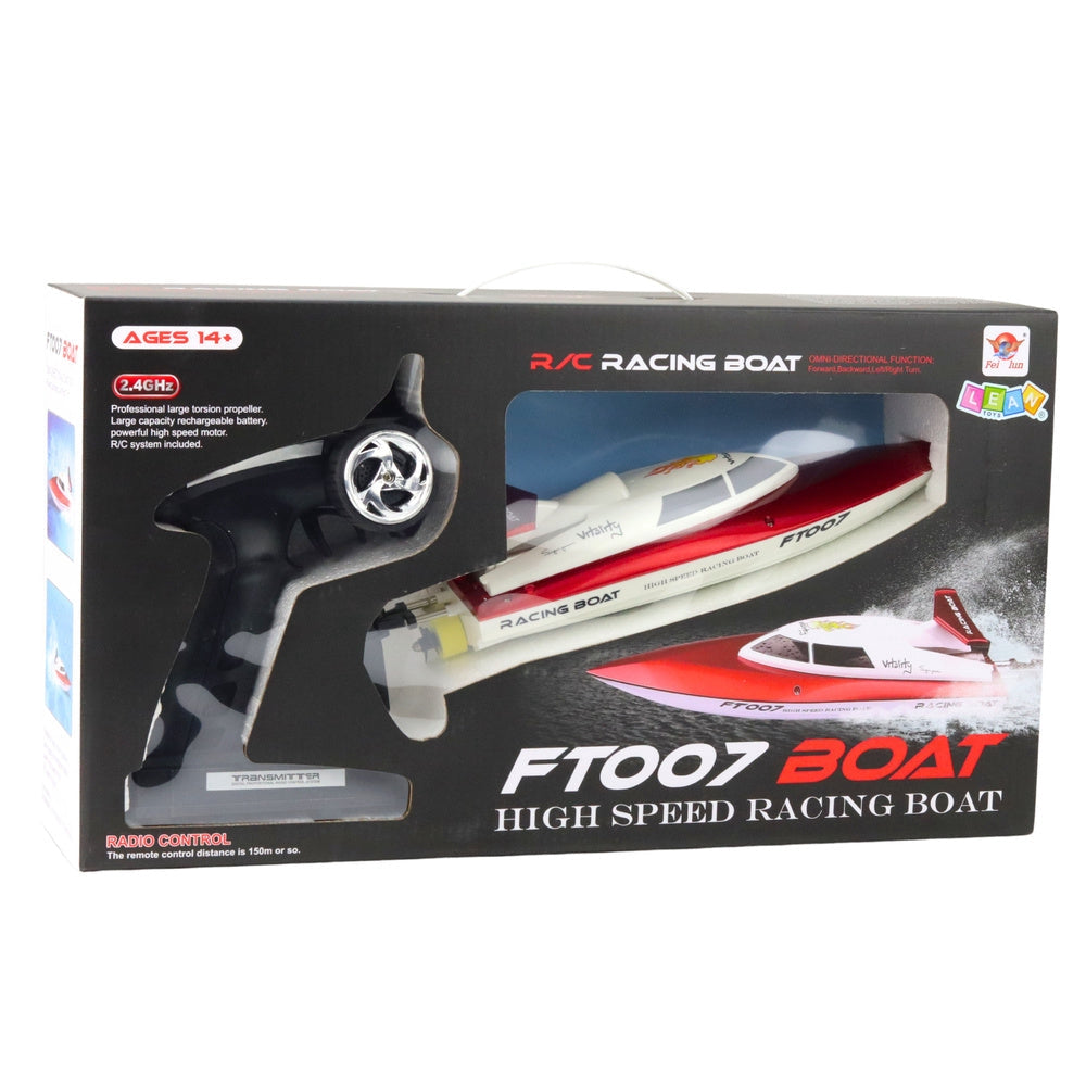 RC motorbåt FT007 1:16 borstlös 2.4GHz LiPo 150 m räckvidd