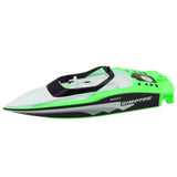 RC motorbåt fjärrstyrd 2.4 GHz dubbelmotor grön 15 cm