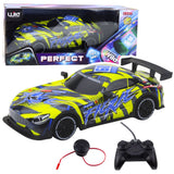 RC racingbil 27 MHz med upplyst kaross 25,5 cm inkl fjärrkontroll