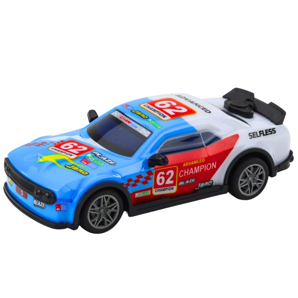 RC sportbil 1:22 med LED, ljud, musik och dimma 2.4 GHz 6-vägs