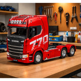 RC traktor Scania Huina 1501 1:18 med ljus/ljud, 7,4V batteri