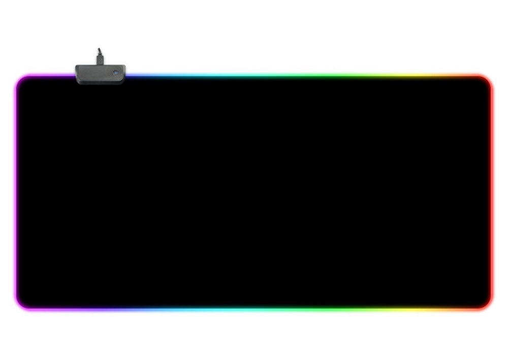 RGB LED gaming musmatta 80x30 cm 4 mm halkfri vattentålig