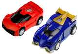 Racerbana slotcar set med 2 bilar 1:43, loopar, LED, varvräknare