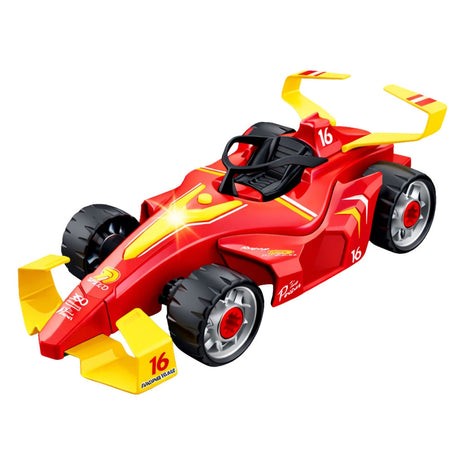 Racerbil tuningkit 36+ delar med batteridriven skruvmejsel och ljus