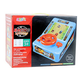 Racing simulator leksak med ratt och färgskärm, USB/3xAA