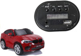Radiopanel till elbil BMW X6M barnbil, modern design