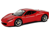 Radiostyrd Ferrari Italia bil 1:14 röd med ljus 2,4 GHz