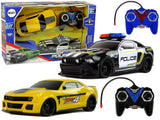Radiostyrda bilar 2-pack 1:24 polisbil & sportbil, 6+ år