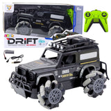 Radiostyrd bil 1:12 off-road drift 2.4GHz med LED och 360° rotation