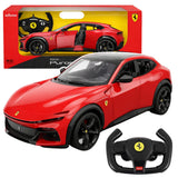Radiostyrd bil Ferrari Purosangue 1:14 röd 2,4 GHz med ljus