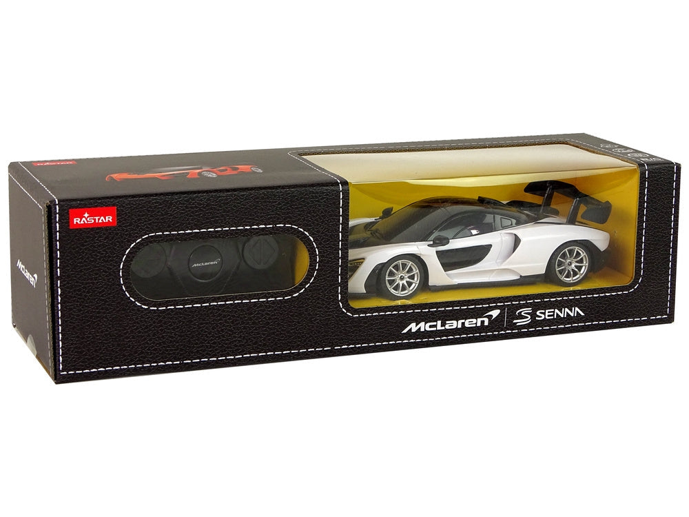Radiostyrd bil McLaren 1:24 vit med fjärrkontroll, från 6 år