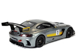 Radiostyrd bil Mercedes AMG GT3 1:14 grå 2.4 GHz med ljus