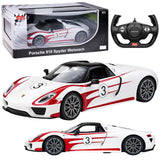 Radiostyrd bil Porsche 918 Spyder 1:14 2,4 GHz LED-ljus vit