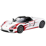 Radiostyrd bil Porsche 918 Spyder 1:14 2,4 GHz LED-ljus vit