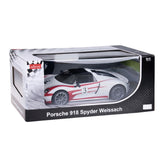Radiostyrd bil Porsche 918 Spyder 1:14 2,4 GHz LED-ljus vit