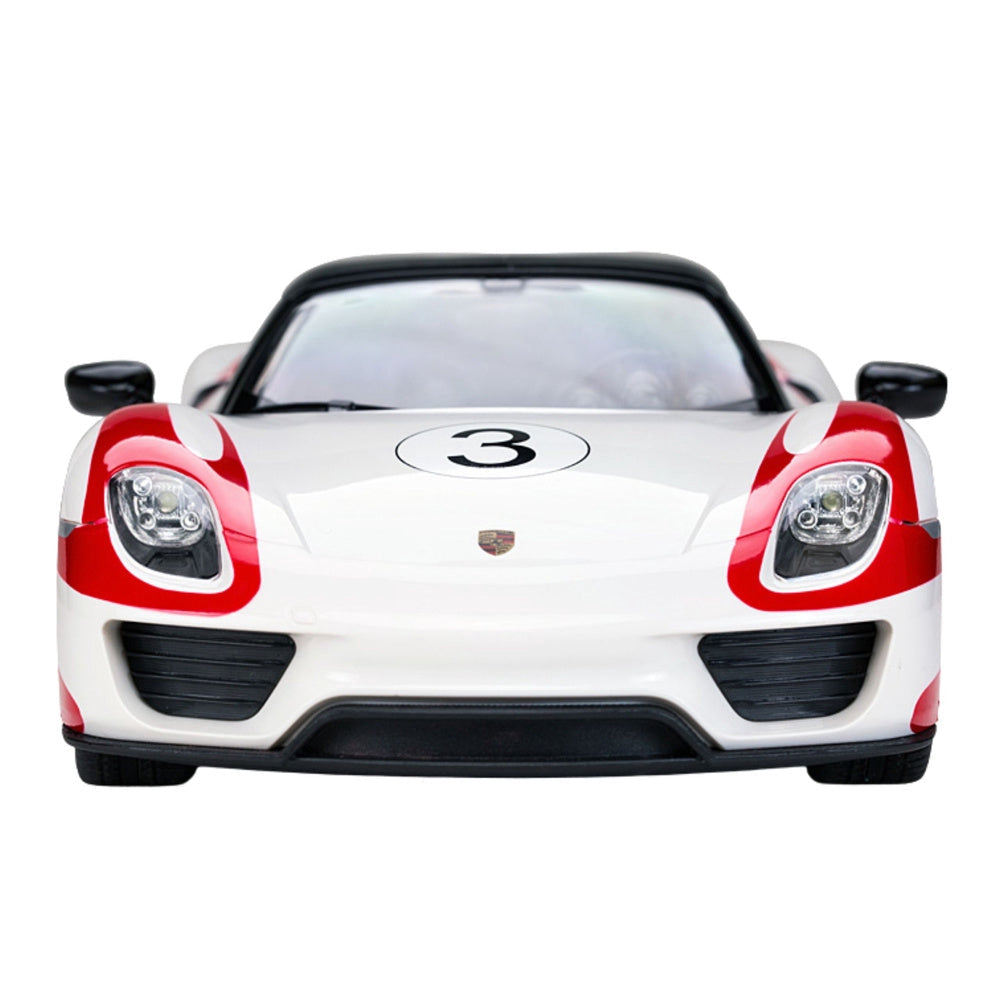 Radiostyrd bil Porsche 918 Spyder 1:14 2,4 GHz LED-ljus vit