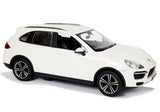 Radiostyrd bil Porsche Cayenne 1:14 vit 2,4 GHz LED-ljus
