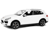 Radiostyrd bil Porsche Cayenne 1:14 vit 2,4 GHz LED-ljus