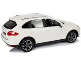 Radiostyrd bil Porsche Cayenne 1:14 vit 2,4 GHz LED-ljus