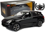 Radiostyrd bil Porsche Cayenne Turbo 1:14 svart med LED 2,4 GHz