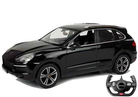 Radiostyrd bil Porsche Cayenne Turbo 1:14 svart med LED 2,4 GHz