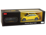 Radiostyrd bil Porsche Macan Turbo 1:24 gul med fjärrkontroll