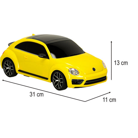 Radiostyrd bil RC 1:14 Volkswagen Beetle gul med handkontroll