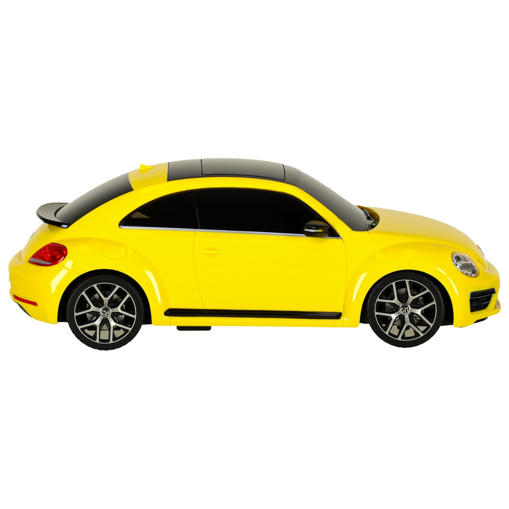 Radiostyrd bil RC 1:14 Volkswagen Beetle gul med handkontroll