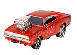 Radiostyrd driftbil 1:18 röd 360° drift med ljus/ljud 2.4GHz