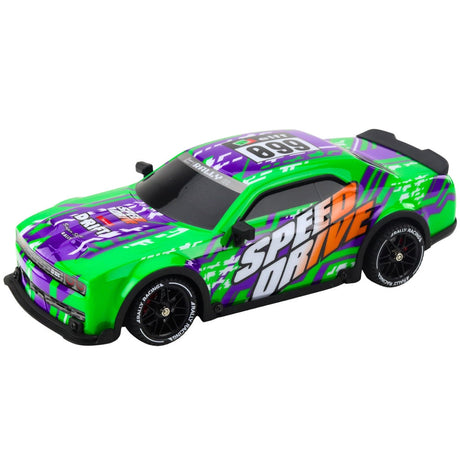 Radiostyrd driftbil 27 cm med LED och 2,4 GHz, 7,4V batteri