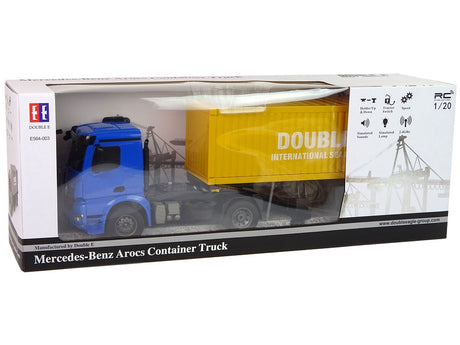 Radiostyrd lastbil Mercedes Arocs 1:20 58 cm 2,4 GHz med trailer