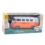 Radiostyrd leksaksbuss med belysning 23,5 cm inkl fjärrkontroll