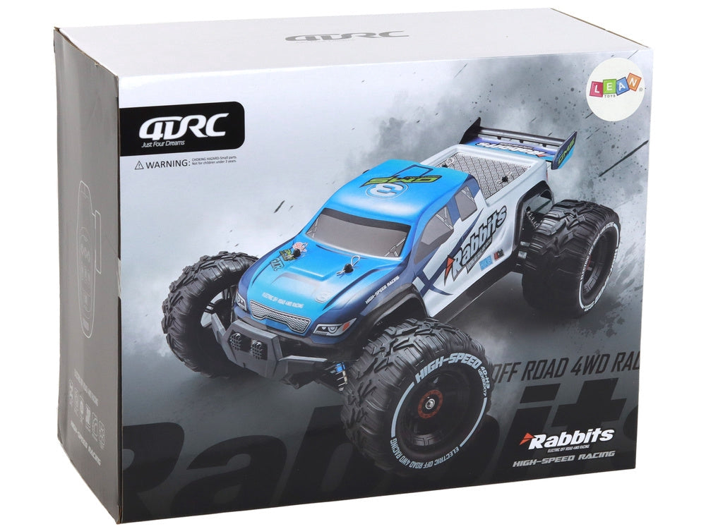 Radiostyrd off-road bil 4WD 30 km/h LED gul 1400 mAh 30 cm